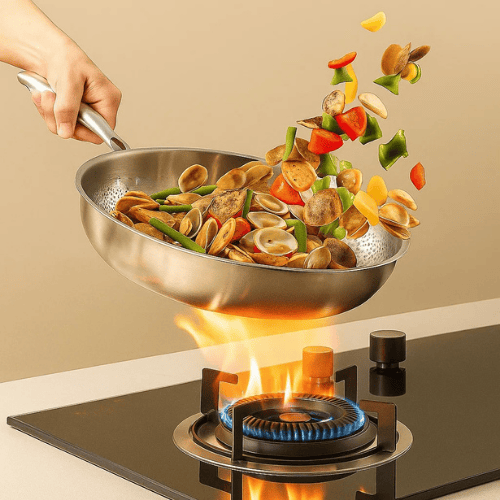 Titan Premium Pan - gehämmerte Titanpfanne für alle Wärmequellen
