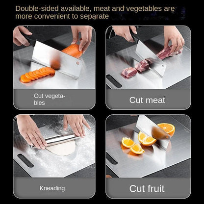  Titanclean stainless steel cutting board - antibacterial & scratch -resistant for your kitchen-3
