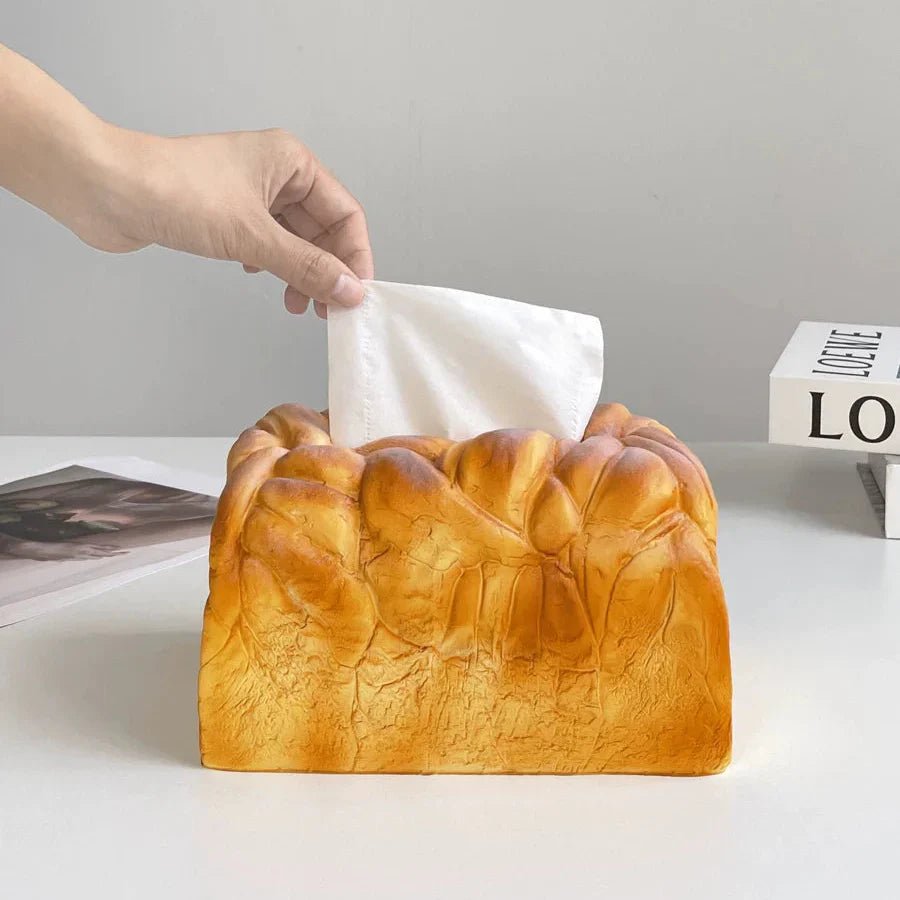 TOASTIE – Bread-Shaped Tissue Holder for Playful Home Decor