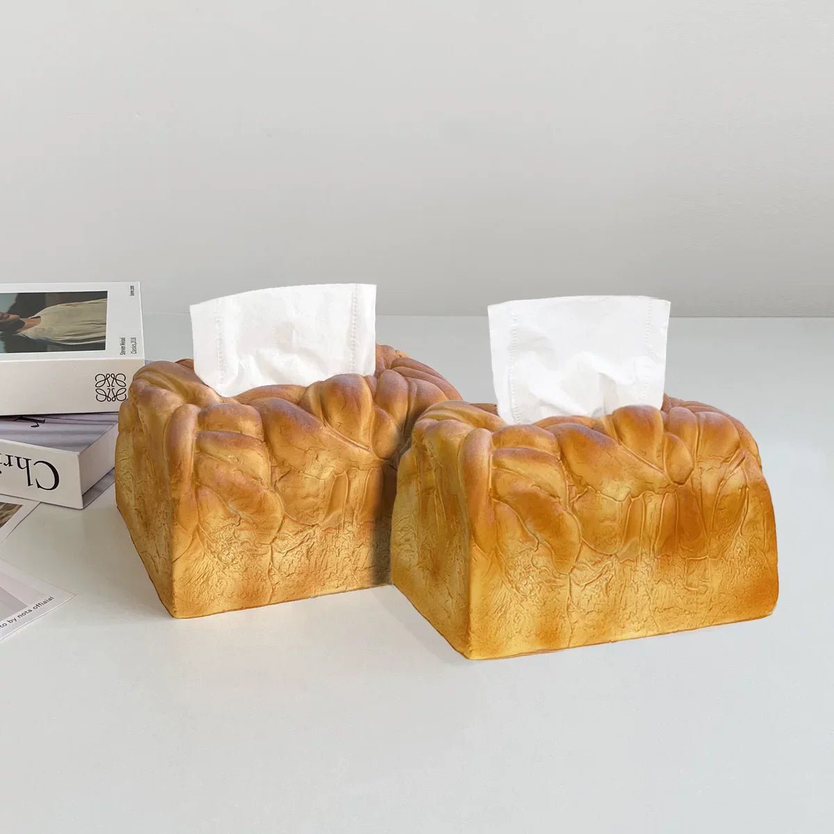 TOASTIE – Bread-Shaped Tissue Holder for Playful Home Decor