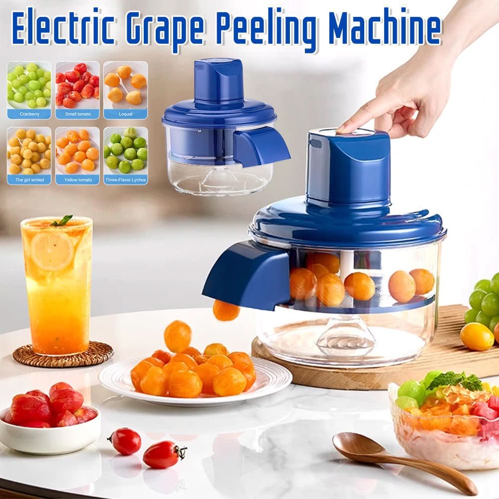 EzPeel Pro - Electric Fruit Peeler for Grapes, Garlic & Cherry Tomatoes 0