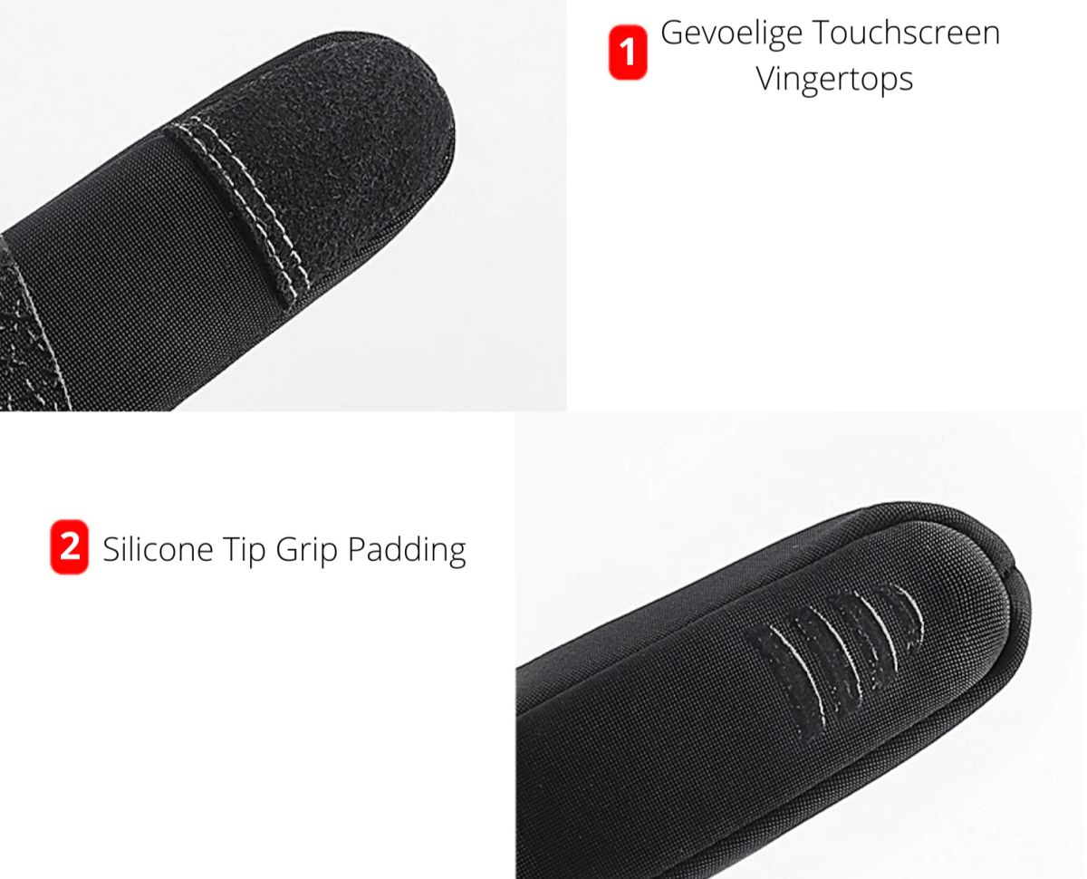 Gants Touch PRO - Gants d'hiver chauds et imperméables avec fonction écran tactile