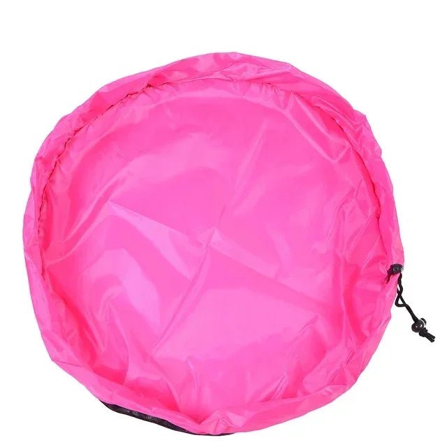 Coussin et organisateur de jouets - Tapis de jeu et sac de rangement 2 en 1 - Tissu Oxford durable - Léger et portable - Solution pour la chambre d'enfant