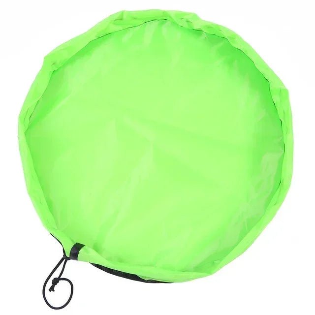 Coussin et organisateur de jouets - Tapis de jeu et sac de rangement 2 en 1 - Tissu Oxford durable - Léger et portable - Solution pour la chambre d'enfant