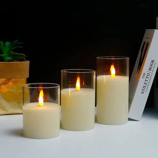 SafeGlow Rechargeable Candles – Safe, Warm LED Light for Cozy, Worry-Free Ambience