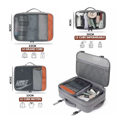 Travellite Pack-cabin backpack with shoe compartment & USB connection 2