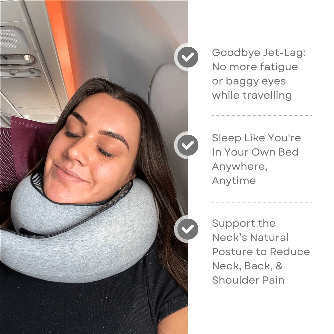 TRAVELNEST – Ergonomisch reiskussen voor nekondersteuning