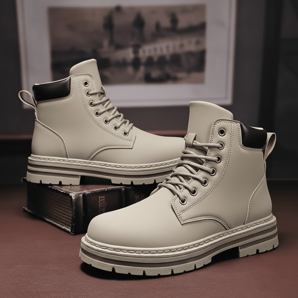 Everyday Men's High Shaft Boots - Durable Synthetic, Comfortable Fit for Outdoor Leisure 0