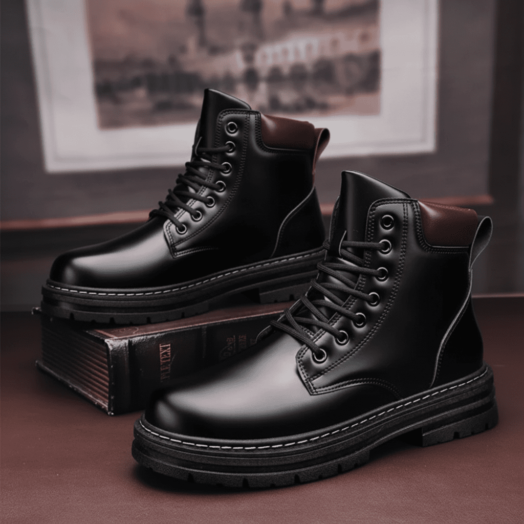 Everyday Men's High Shaft Boots - Durable Synthetic, Comfortable Fit for Outdoor Leisure 3