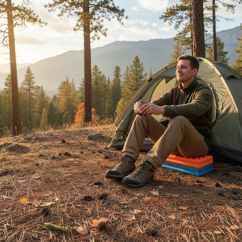 TrekFoam - XPE Foldable Cushion for Hiking, Camping & Travel Comfort 1