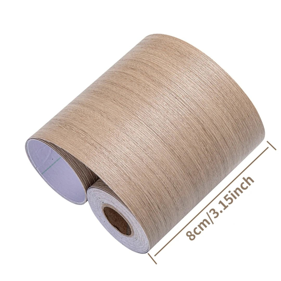 TRIMLINE – Adesivi per battiscopa in PVC spesso effetto legno