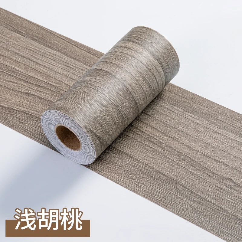 TRIMLINE – Adesivi per battiscopa in PVC spesso effetto legno