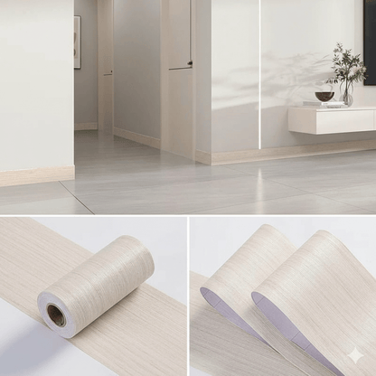 TRIMLINE – Autocollants de plinthes en PVC épaissi aspect bois grainé