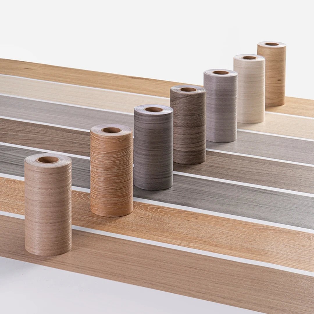 TRIMLINE – Adesivi per battiscopa in PVC spesso effetto legno