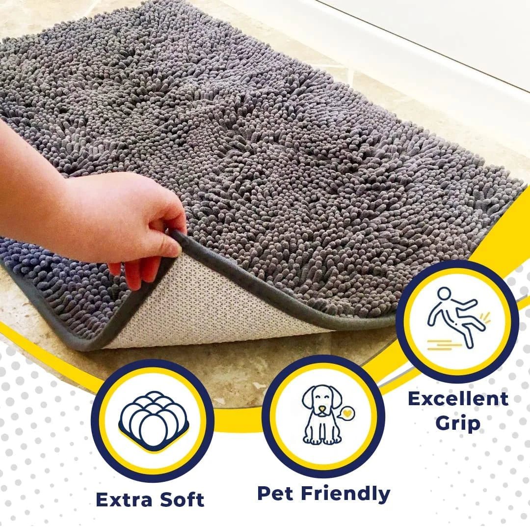 ULTRAZACHTE BADMAT – Zachte Microvezel Badmat met Antislip Ontwerp