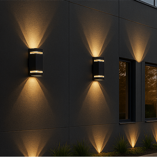 RAYSHIFT – Modern Up & Down Outdoor Lights, IP65 Waterproof Garden Lamps 3