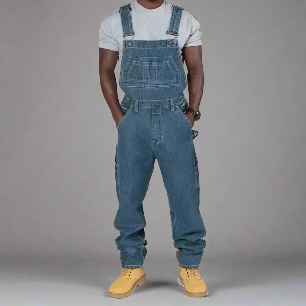 URBANDENIM - Salopette en jean pour hommes pour le style et le confort
