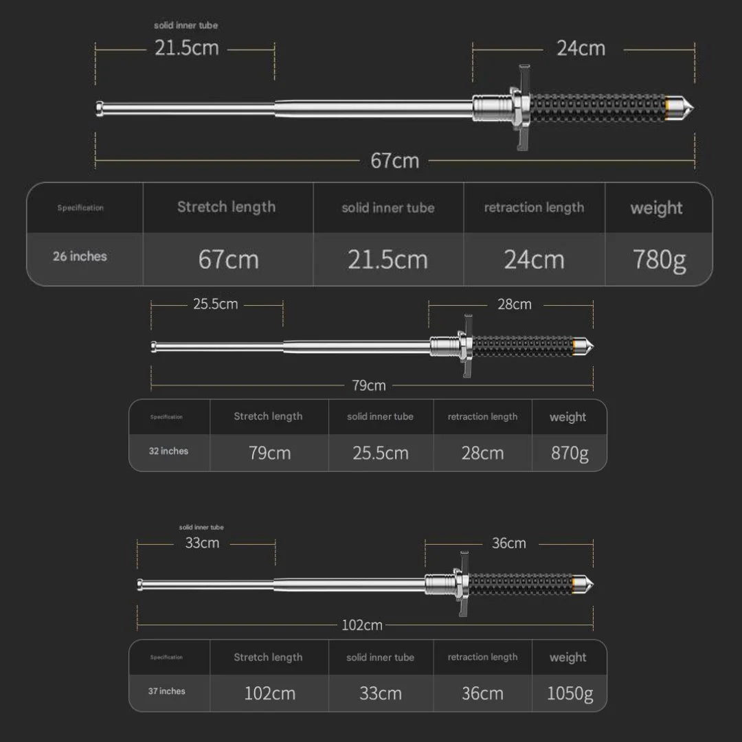 BALANZ – Verstelbare Wandelstok met Stabiele Basis