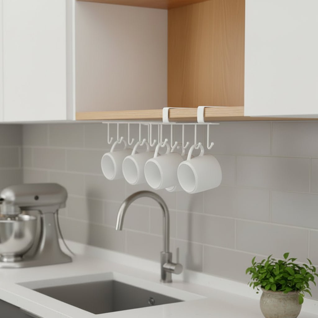 CABINHOOK – Under Cabinet Kitchen Organizer Hook Rack for Pots & Utensils 0