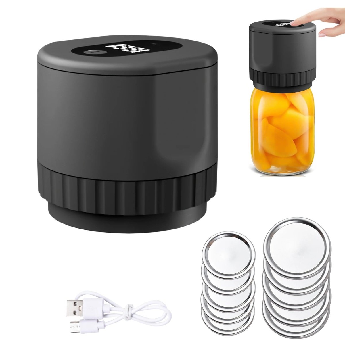  VacuumSeal electrical vacuum machine - portable & efficient for bottles, glasses and doses-4
