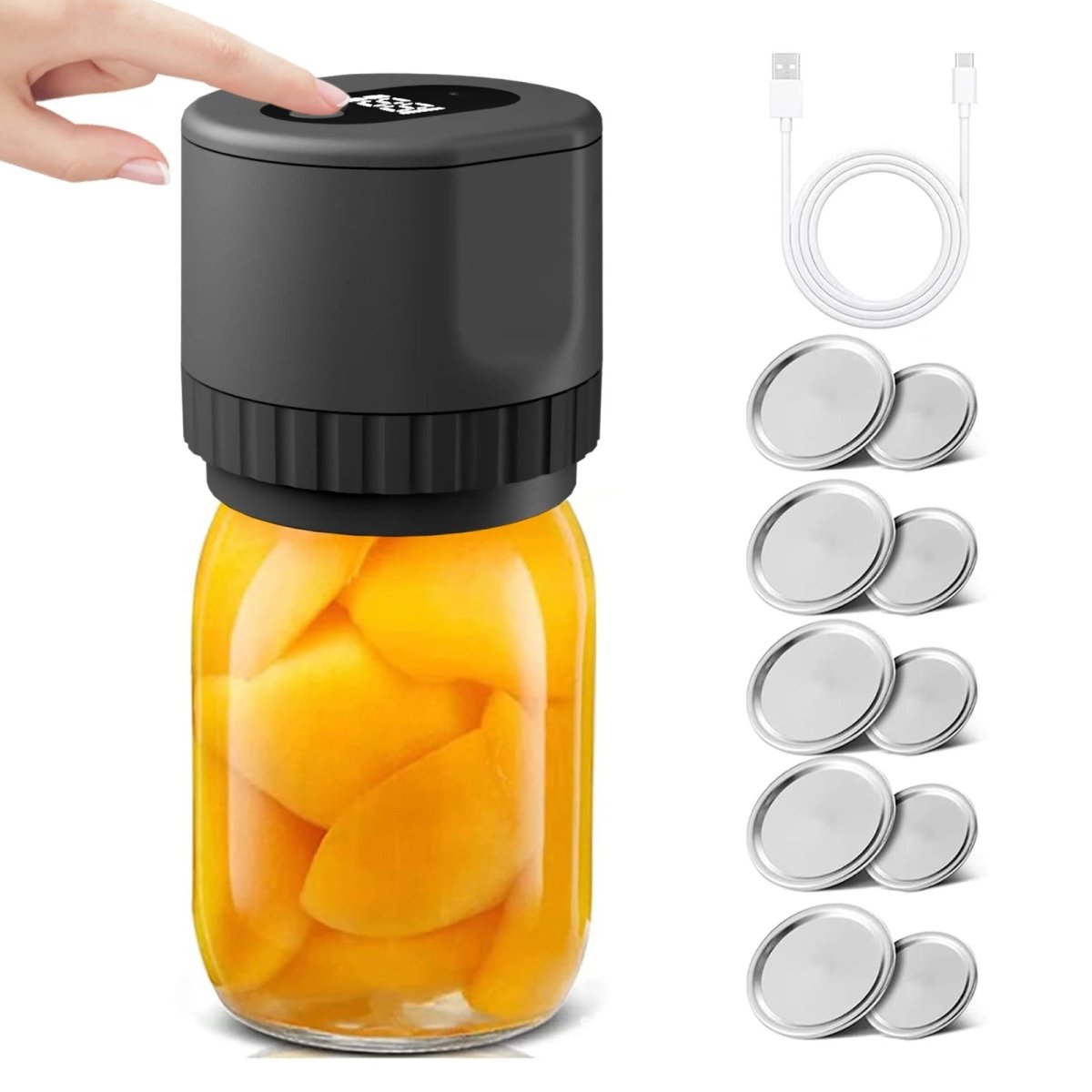  VacuumSeal electrical vacuum machine - portable & efficient for bottles, glasses and doses-1