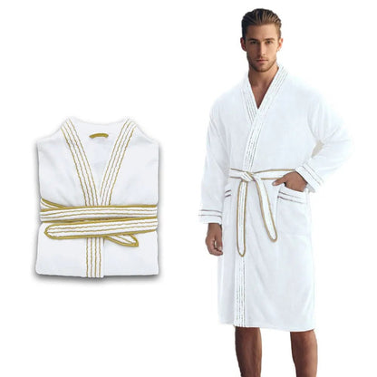 Veluxe – Robe de Banho Elegante de Veludo para Homem com Conjunto de Roupa Interior