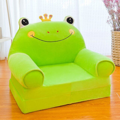 Banc pour enfants VelvetNest - Banc pliable pour enfants avec revêtement en velours doux et design léger