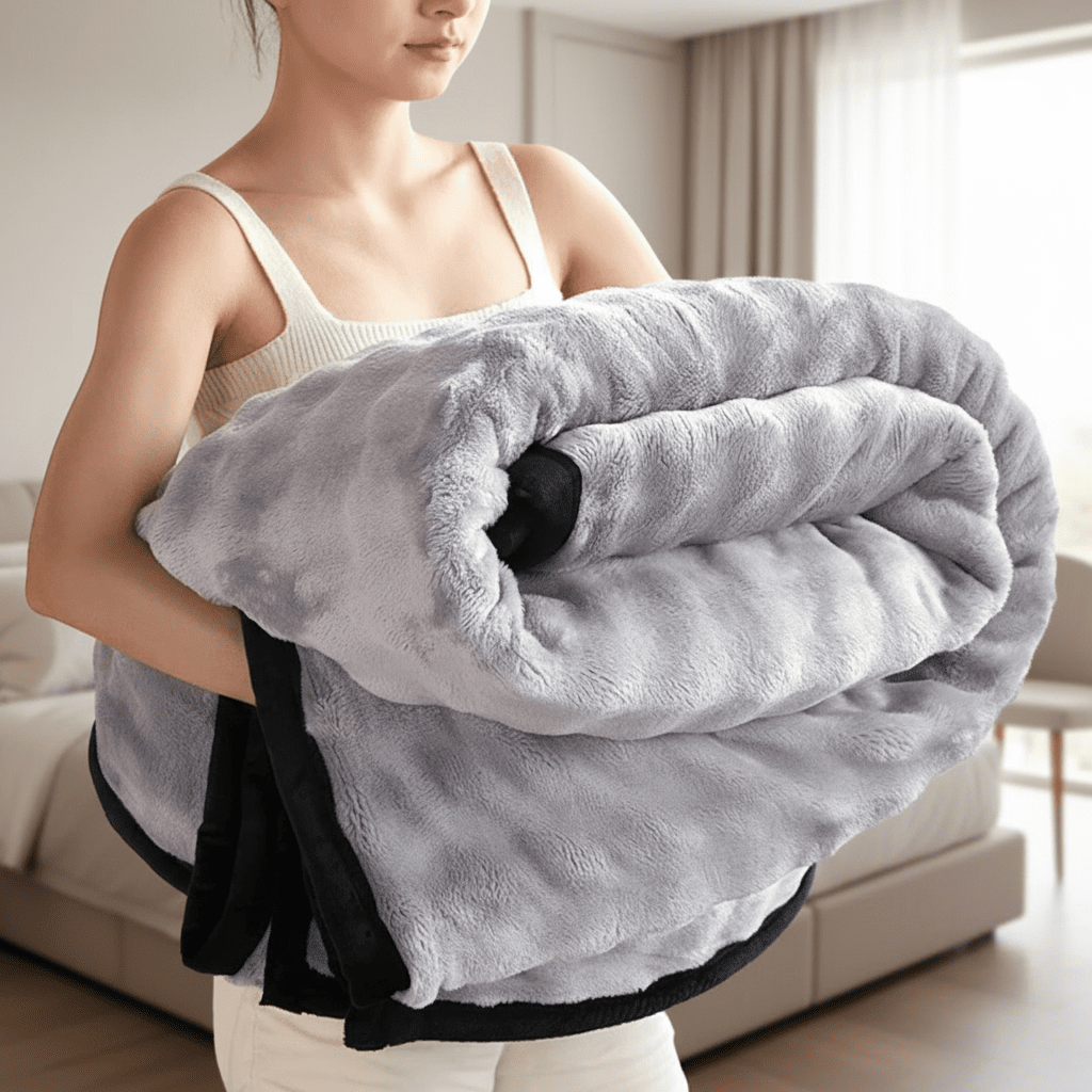 Cozy Comfort - Double-Sided Plush Fleece Blanket for Ultimate Warmth and Softness 0