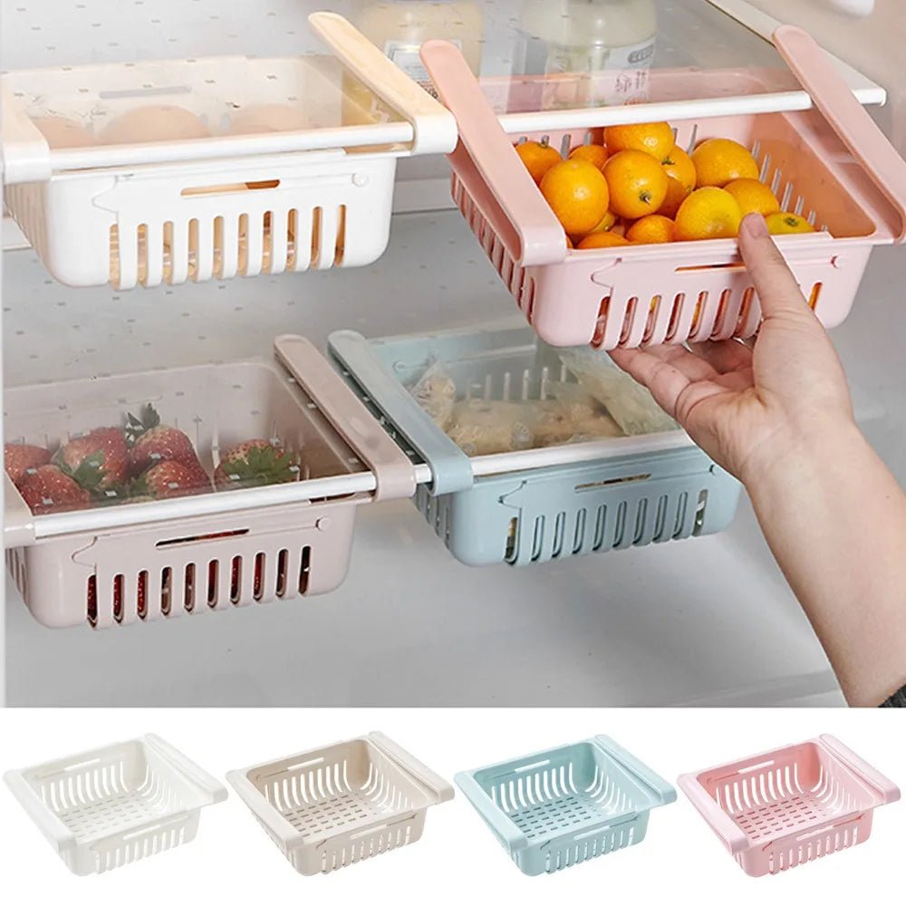 FRIDGEDRAW – Extendable hanging box for eggs, fruit & kitchen organization 2