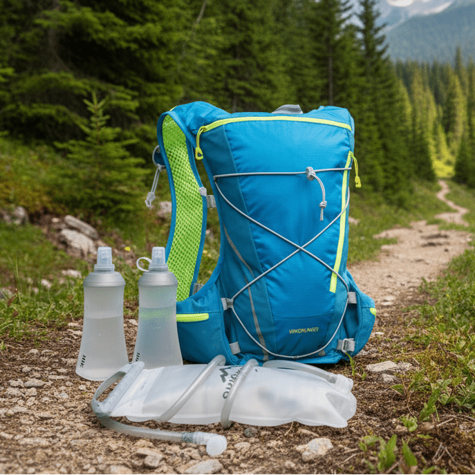 VENTRAIL – 8L Breathable Hydration Backpack with 1.5L Bladder for Running & Cycling 0