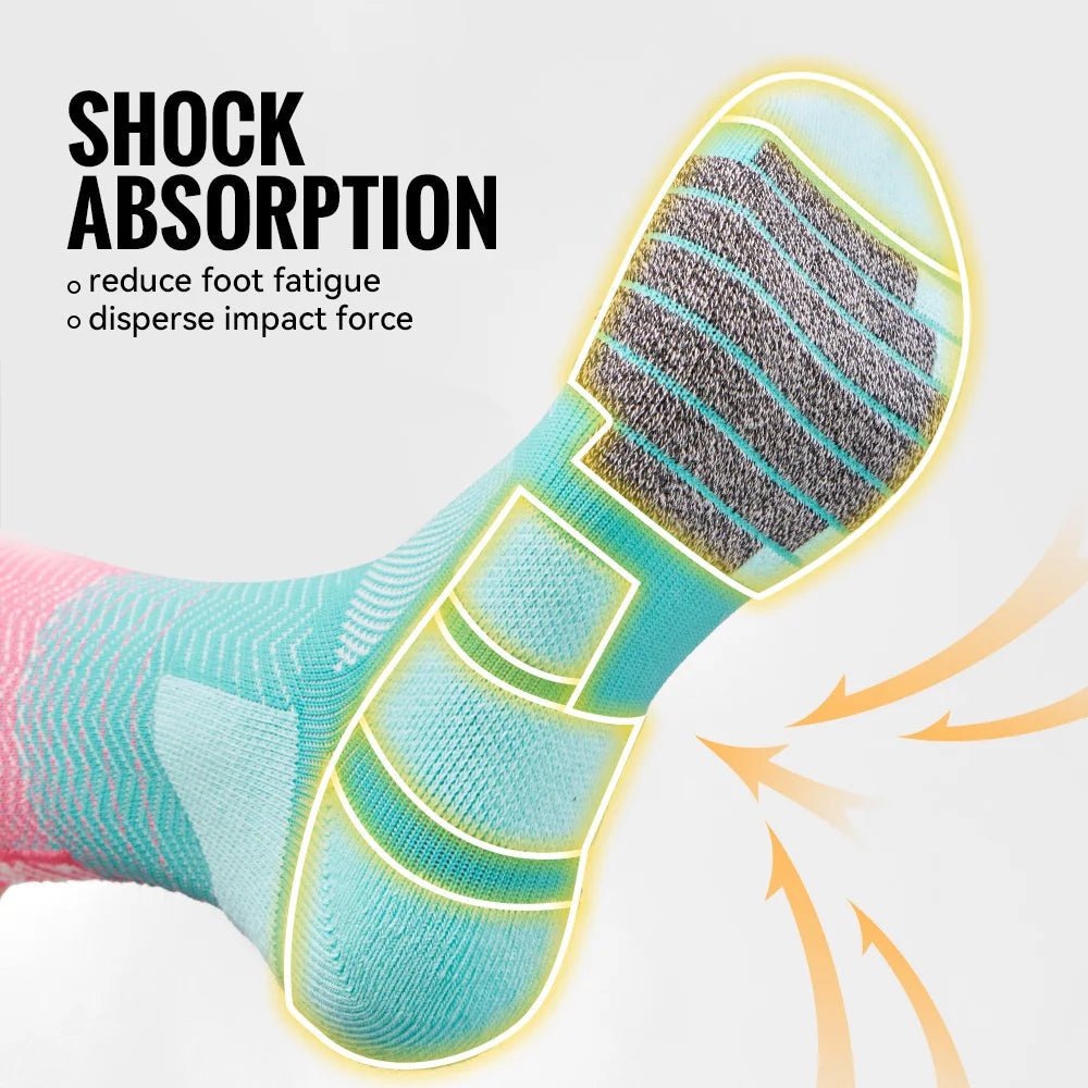 RUNBREEZE– Breathable Cushioned Anti-Blister Socks for Long-Distance Running 4