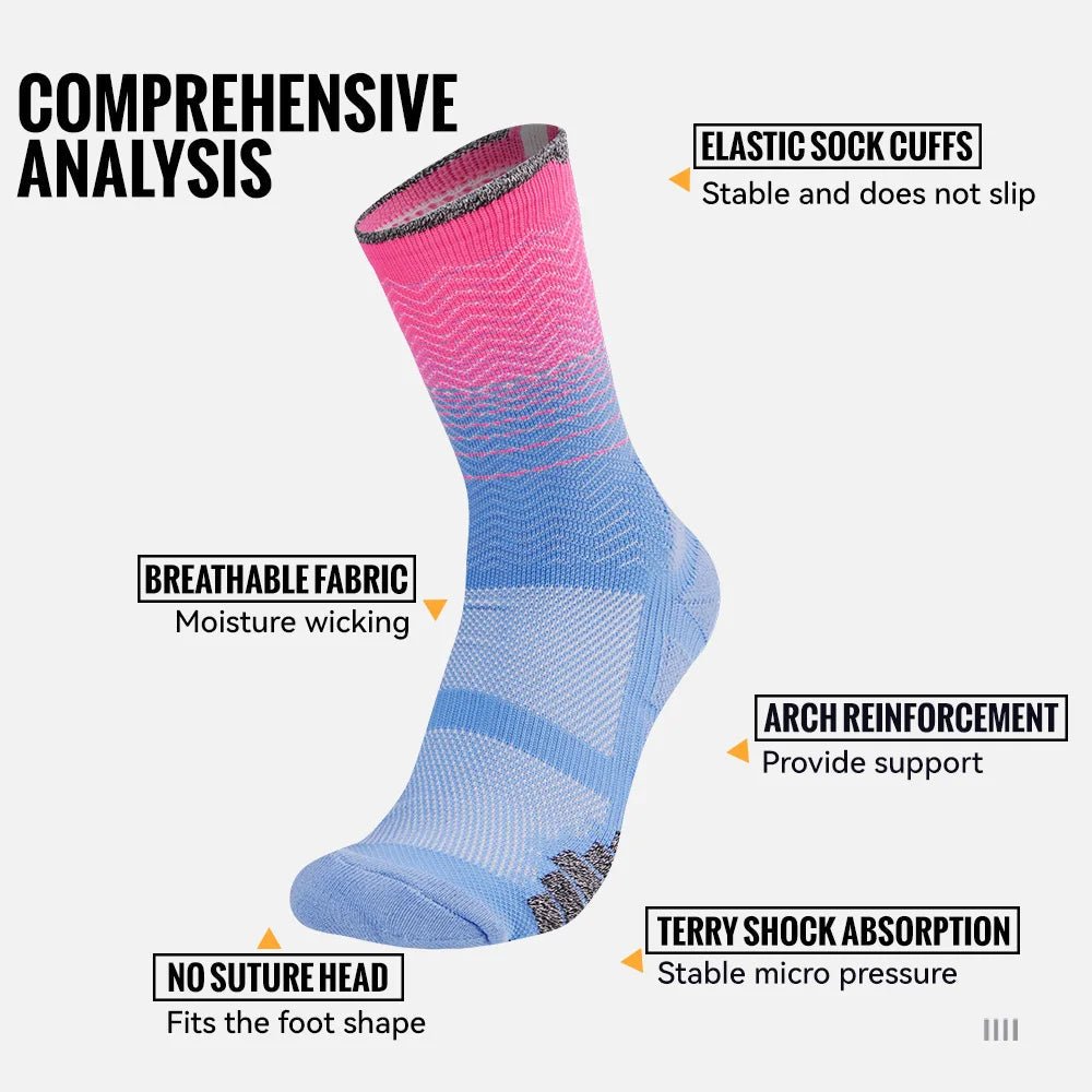 RUNBREEZE– Breathable Cushioned Anti-Blister Socks for Long-Distance Running 5