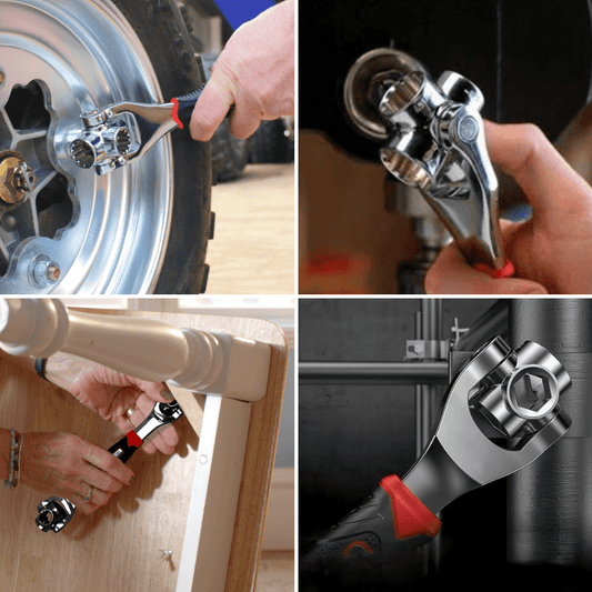 Multifunctional Versatile Wrench with 48 Socket Sizes – Ergonomic Design for Easy Repairs, Stainless Steel-1