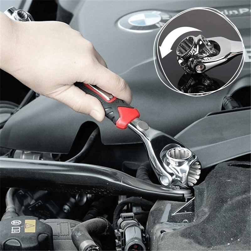 Multifunctional Versatile Wrench with 48 Socket Sizes – Ergonomic Design for Easy Repairs, Stainless Steel-5