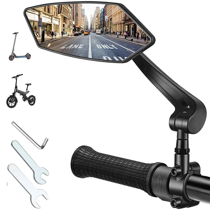 RIDESIGHT 360 – Adjustable Bike Rear View Mirror with Wide-Angle Visibility 1