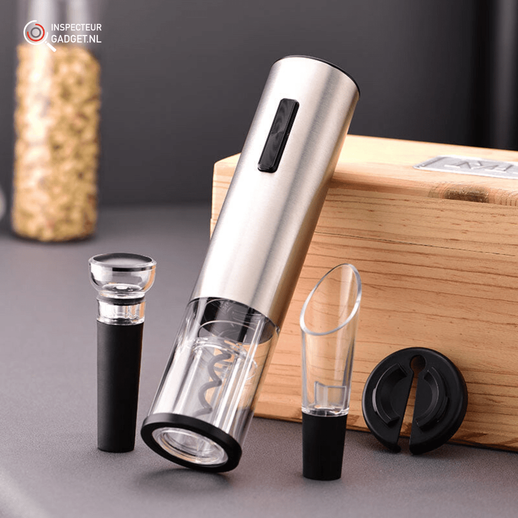  Vinolux-electrical wine opener 4-in-1 with vacuum stopper and accessories-1