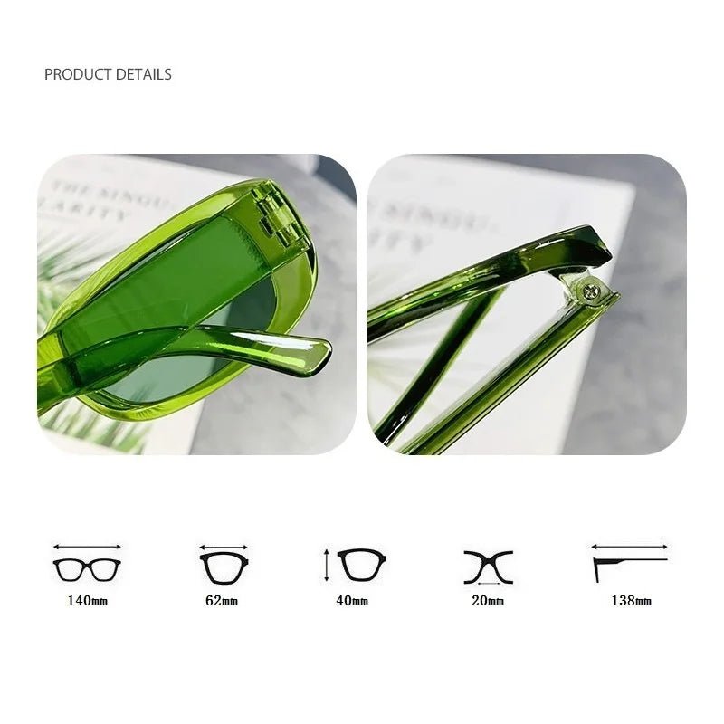 VINTA SHADE – Stylish Vintage Rectangle Sunglasses with UV Protection