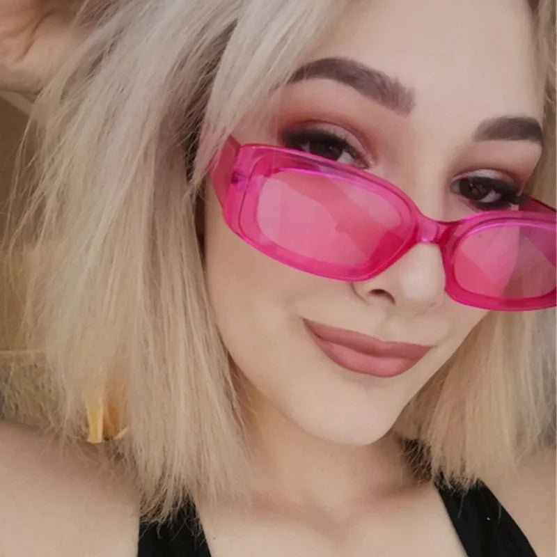 VINTA SHADE – Stylish Vintage Rectangle Sunglasses with UV Protection