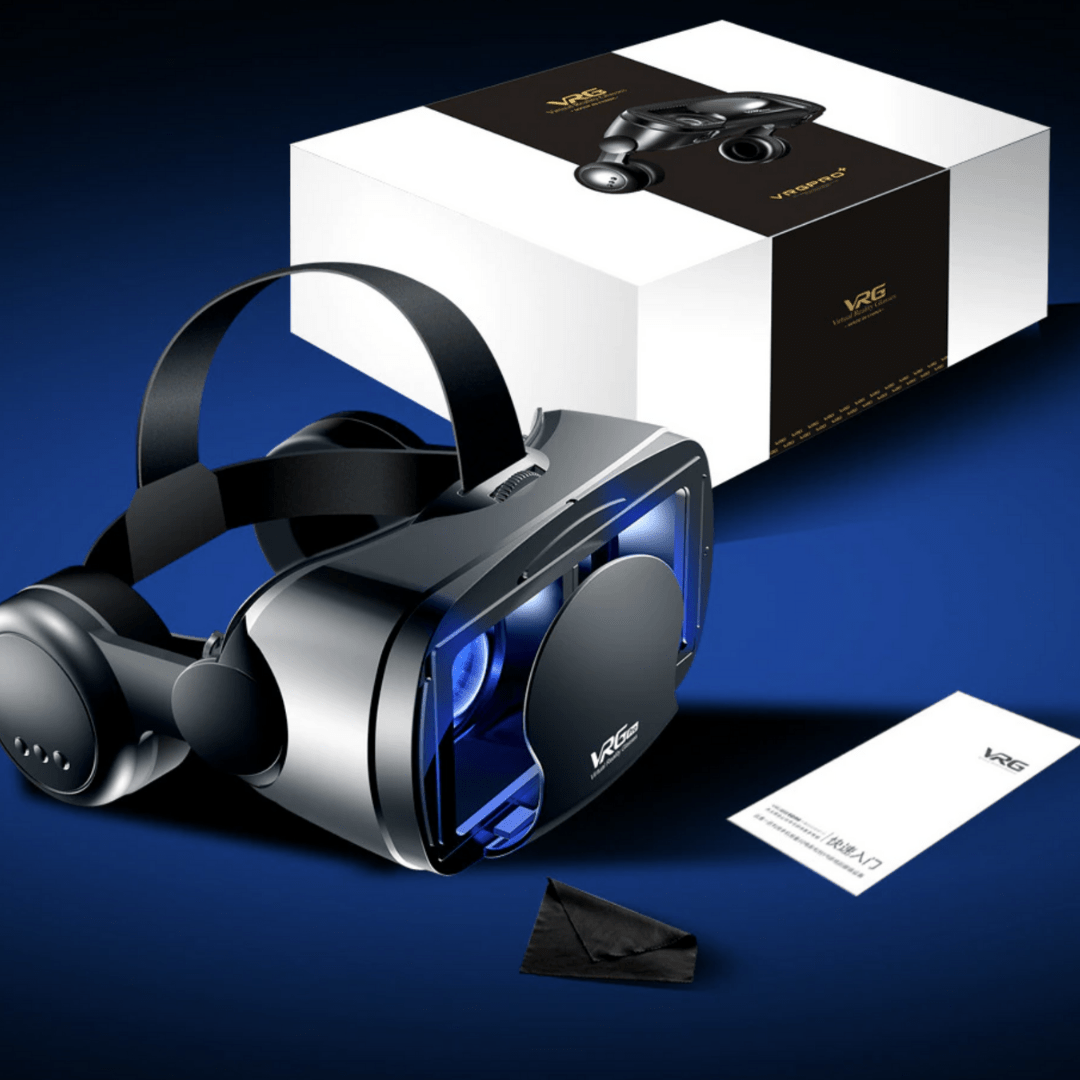 VISIAX – 3D VR glasses with headphones & controller