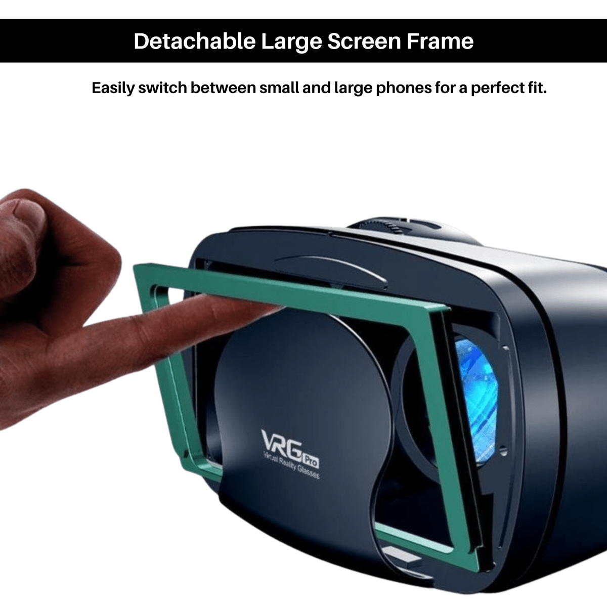 VISIAX – 3D VR glasses with headphones & controller