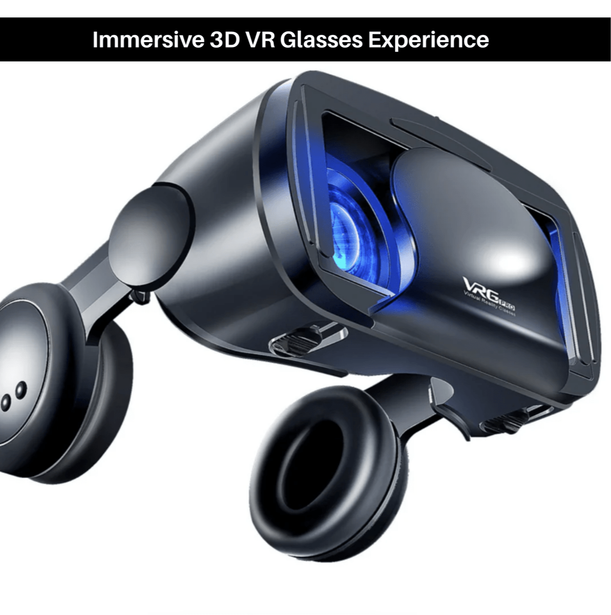 VISIAX – 3D VR glasses with headphones & controller