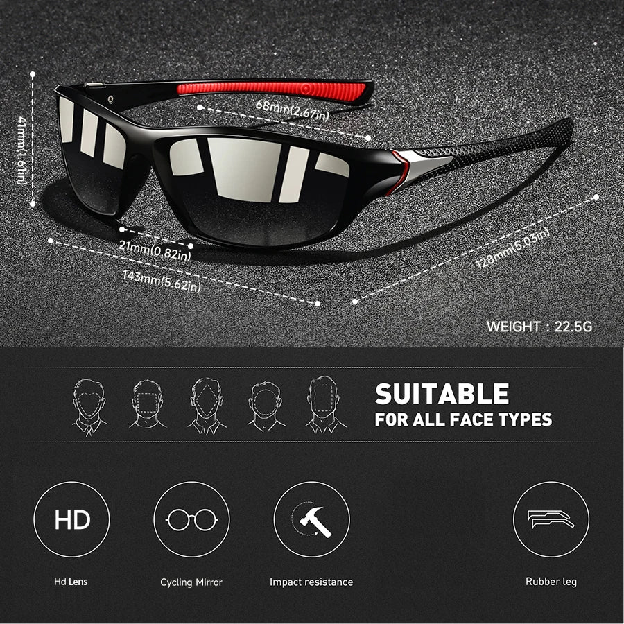 High-Performance Polarized Sunglasses with UV400 Protection & Anti-Glare 7
