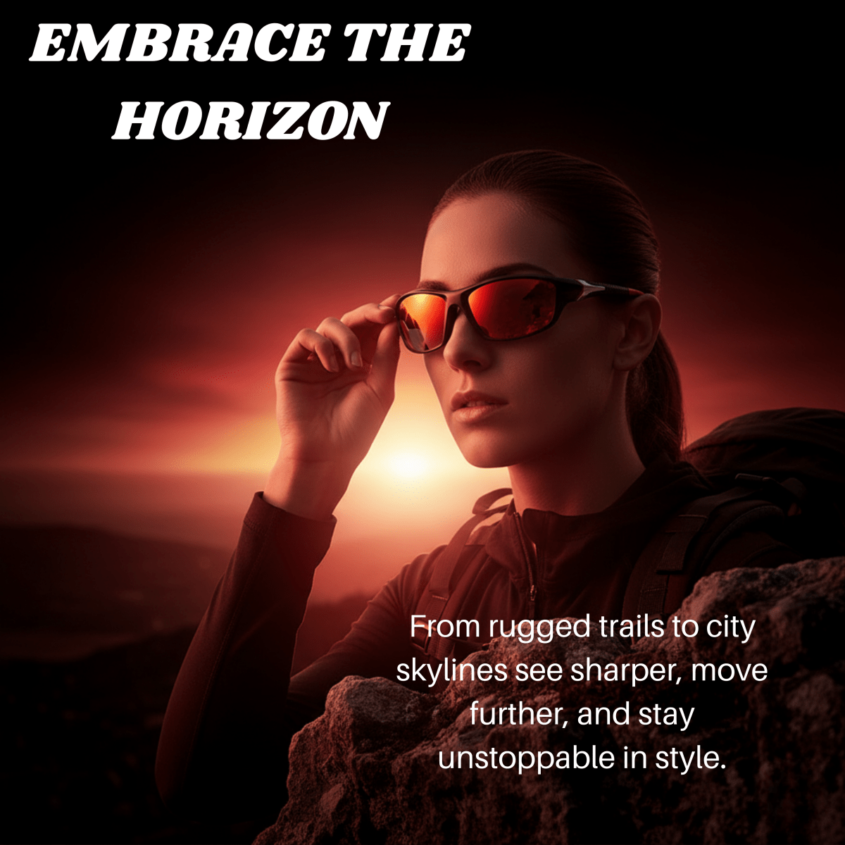 VISIONEDGE – Occhiali da sole polarizzati con protezione UV400 e rivestimento antiriflesso