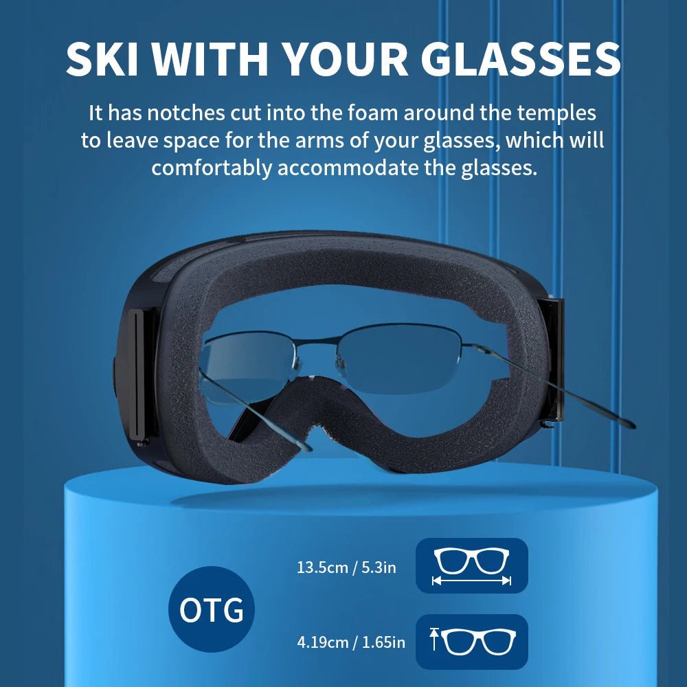 VISTACHANGE – Interchangeable Lens Anti-Fog Ski Goggles with UV400 Protection 2