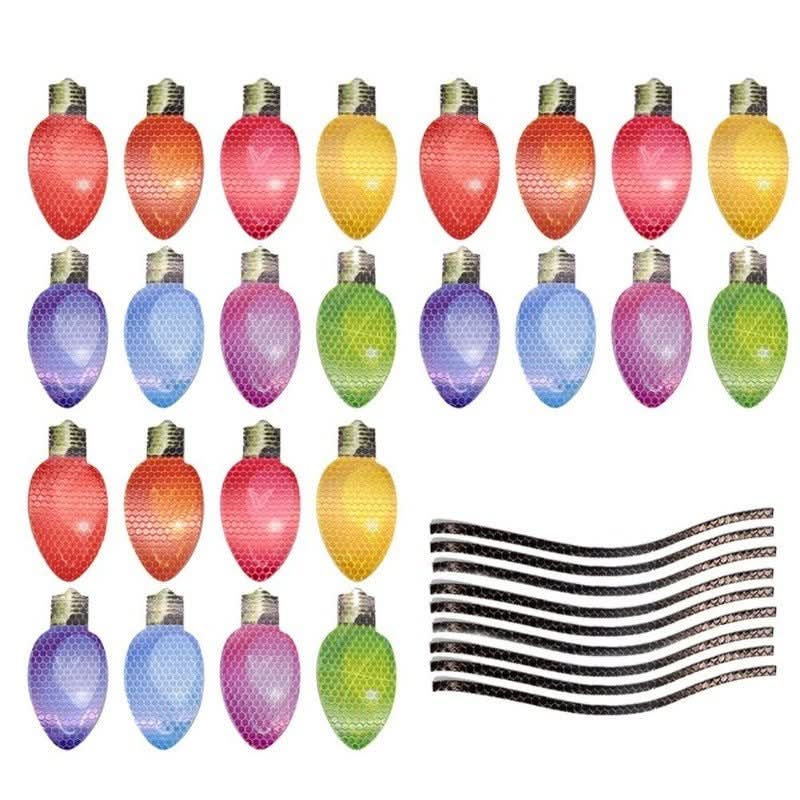 Reflective Magnetic Holiday Bulbs - Durable & Weatherproof Decorative Lights 9