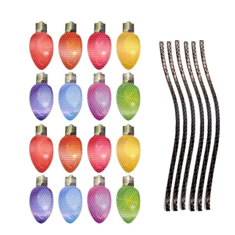 Reflective Magnetic Holiday Bulbs - Durable & Weatherproof Decorative Lights 0