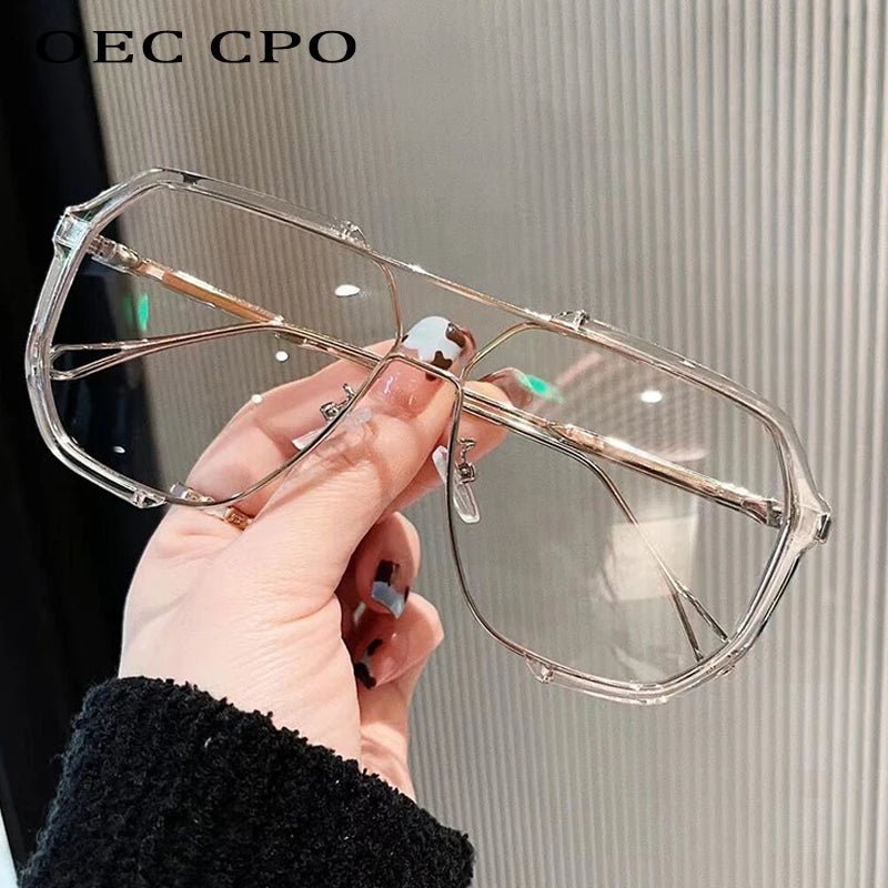 VOGUEVIEW SHADES – Oversized Square Sunglasses with UV400 & Photochromic Lenses
