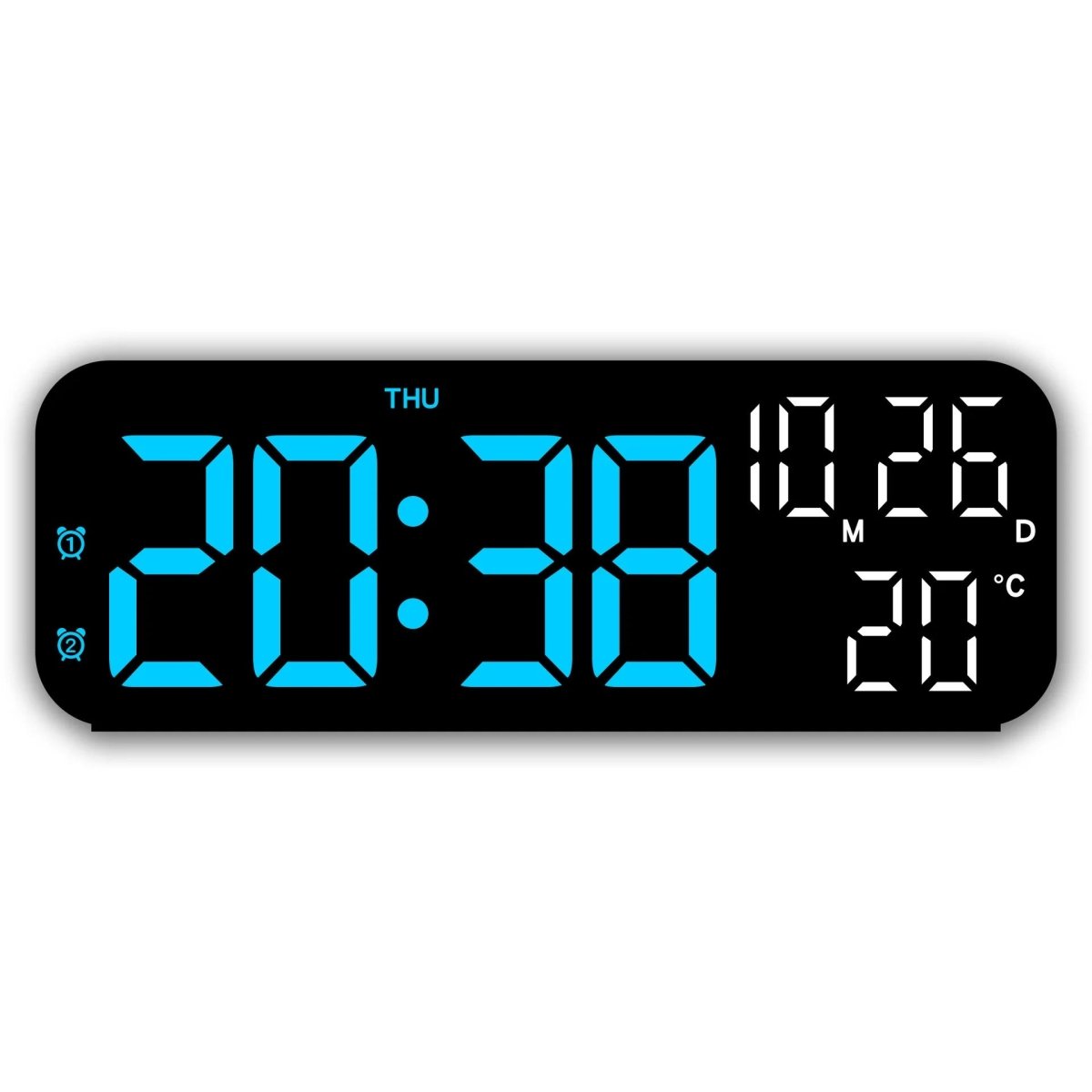 VOXTIME SMART – LED Digital Alarm Clock with Voice Control & Temperature Display 7