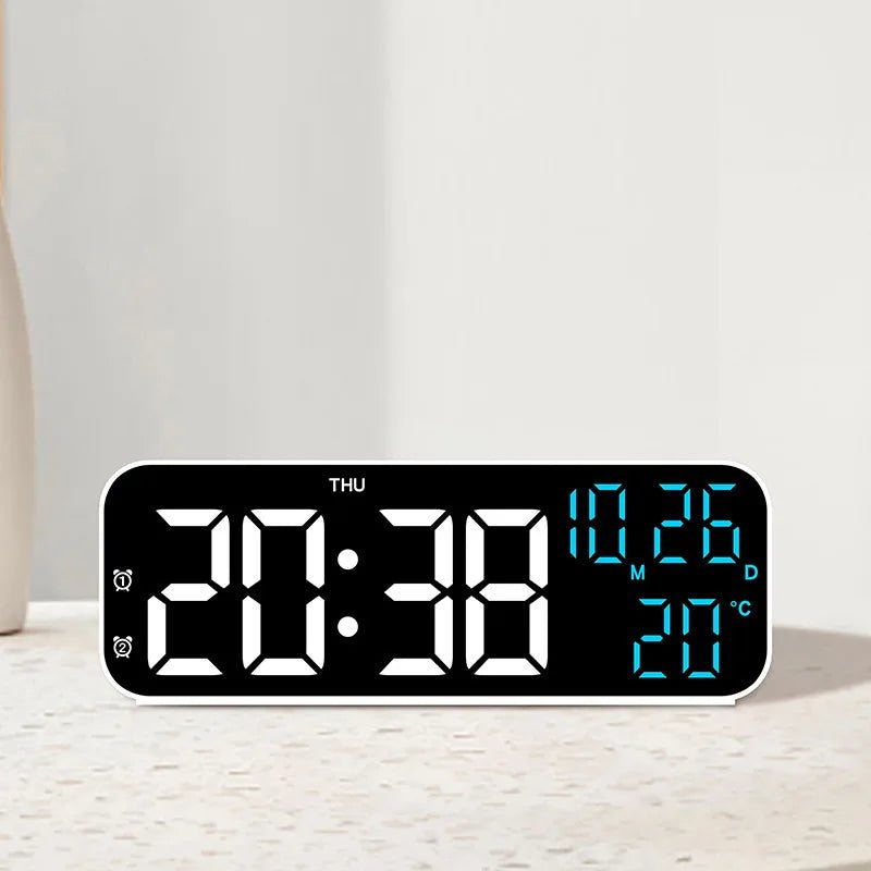 VOXTIME SMART – LED Digital Alarm Clock with Voice Control & Temperature Display 5