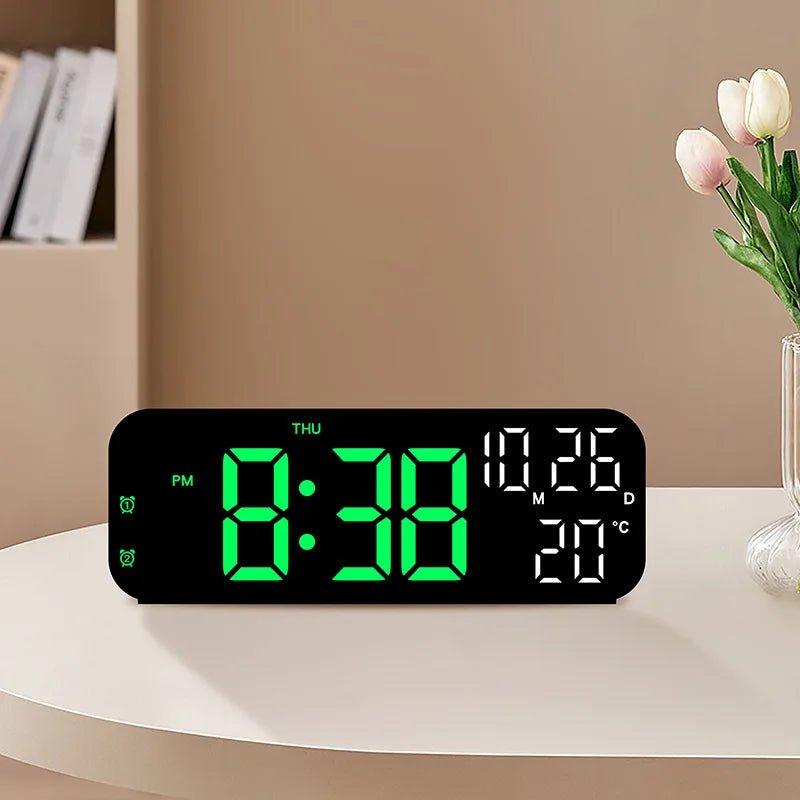 VOXTIME SMART – LED Digital Alarm Clock with Voice Control & Temperature Display 3